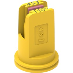 Ugello a ventaglio antideriva con inserto in ceramica giallo Ã˜ 0,8mm