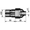 Spina a 2 poli 12/24V