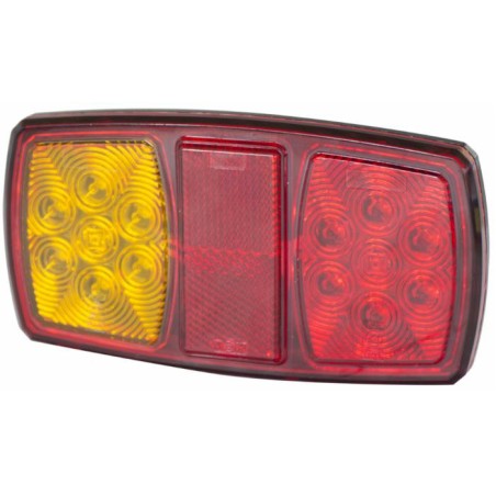 Fanale posteriore dx a LED 12V dimensioni 150x22x80mm