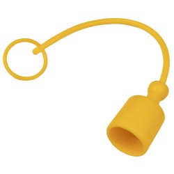 Tappo per innesto rapido giallo maschio da M1/2"