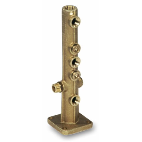 Barra irrorante Braglia M365 in ottone completa di 4 tappi G3/8"M