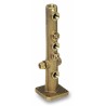 Barra irrorante Braglia M365 in ottone completa di 4 tappi G3/8"M