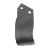 Zappa sx adattabile Dondi e Kverneland piatto di 80x8mm Ã˜ foro 46mm