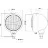 Proiettore anteriore Ã˜ 154mm adattabile Ford 82003398