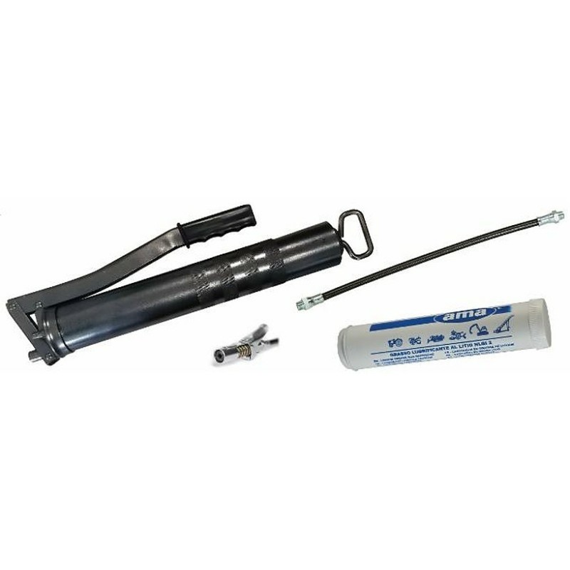 Kit pompa ingrassaggio a leva made in italy con testina g coupler