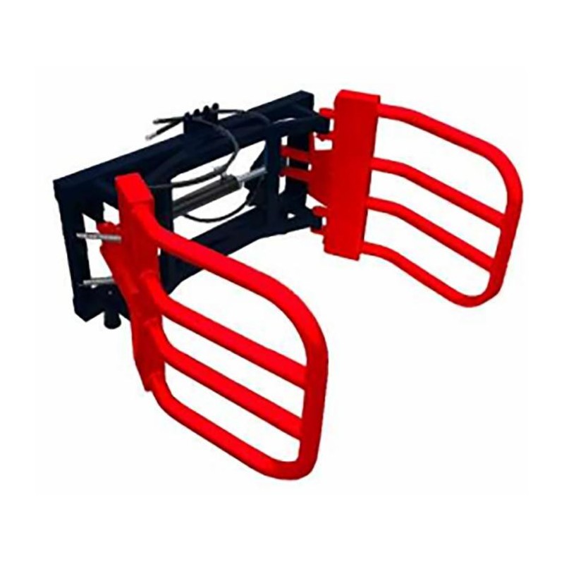 Pinza idraulica per rotoballe con attacco LP