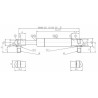Molla a gas Stabilus estensione max 585mm 150 N adattabile al riferimento originale CNH 1-99-976-065