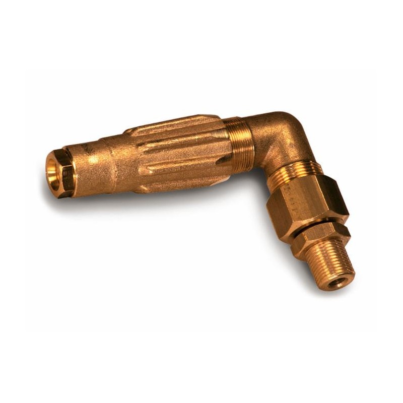 Nebulizzatore curvo leggero con ugello a ventaglio 3/8'