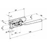 Chiusura anello quadro l=190mm