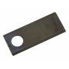 Coltello sinistro piegato con foro Ã˜ 19mm 100x48x3mm adattabile a Pottiger e Class