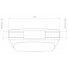 Manicotto catena stabilizzatrice adattabile CNH 584731