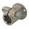 Mozzo scanalato Ã˜ 68mm con profilo interno 1"3/8 con flangia e lunghezza 80mm