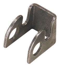 Supporto forato stretto per cerniera Ã˜ 23mm