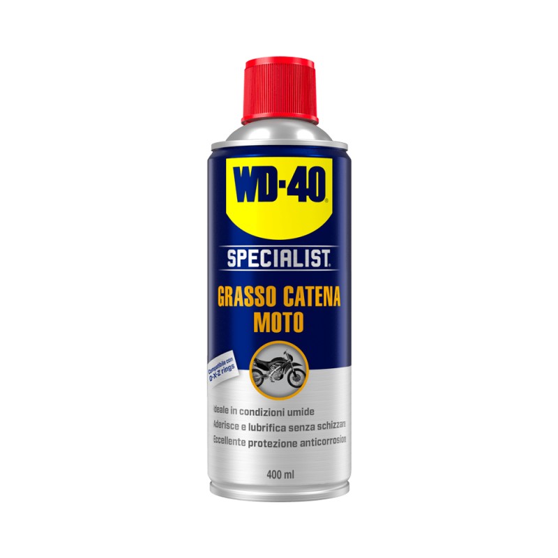 WD-40 grasso catena moto