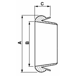 Guarnizione rapida per giunto idraulico tipo "Bicchiere" Ã˜ 150mm