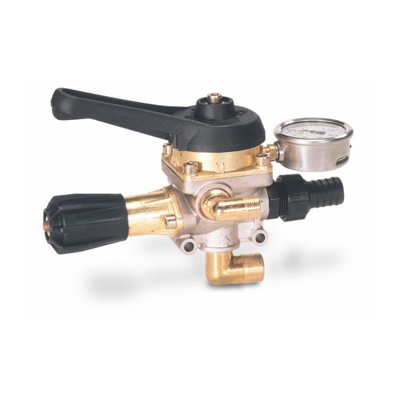 Comando con regolatore in alluminio M170 - portata 150 l/min