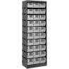 Armadio metallico con 30 contenitori