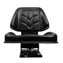 Sedile 3 in sky nero con sospensione meccanica