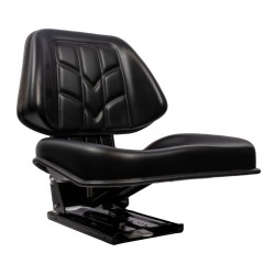 Sedile 3 in sky nero con sospensione meccanica