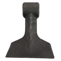 Mazza trincia dentata 100x120mm attacco 42mm e foro 20,5mm