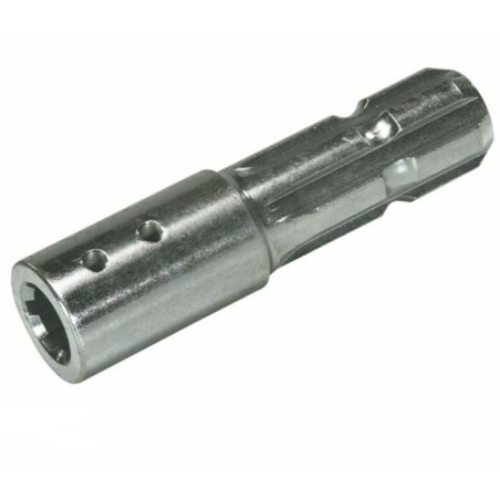 Riduzione per presa di forza con profilo interno 21X25X5 mm lunghezza 140 mm