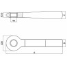 Occhione quadro 40 x 40