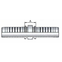 Raccordo JIS femmina dritto M42x1,5 - tubo 1"1/2"