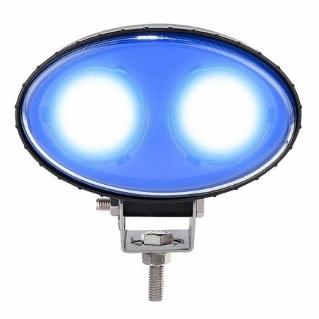 Faro da lavoro ovale 2 LED CREE a lungo raggio blu 10W IP67