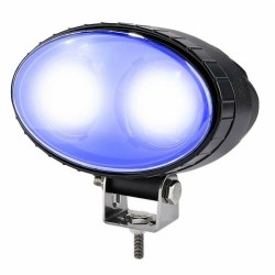 Faro da lavoro ovale 2 LED CREE a lungo raggio blu 10W IP67