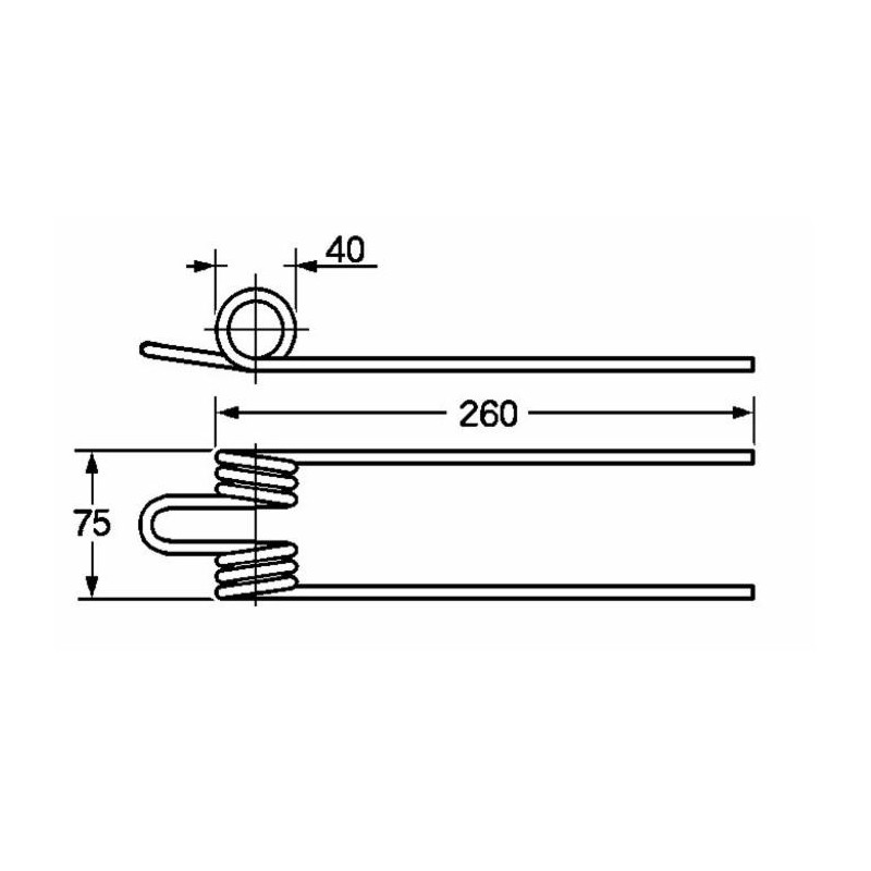 Dente ranghinatore adattabile Fort F2/67 00311 filo 6