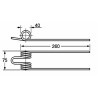 Dente ranghinatore adattabile Fort F2/67 00311 filo 6