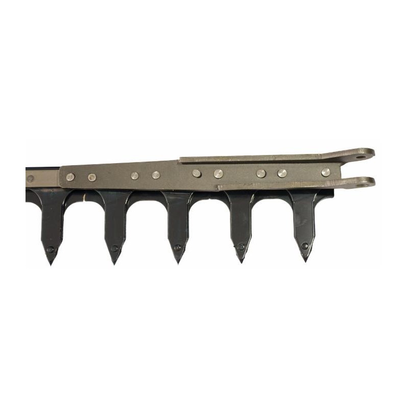 Dentiera 12 denti a testa tranciata lunghezza 1,82 mt adattabile a Gribaldi e amp, Salvia Superior 72