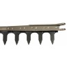 Dentiera 12 denti a testa tranciata lunghezza 1,82 mt adattabile a Gribaldi e amp, Salvia Superior 72