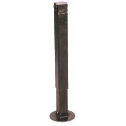 Piede idraulico con valvola di blocco 90x90mm corsa 350mm