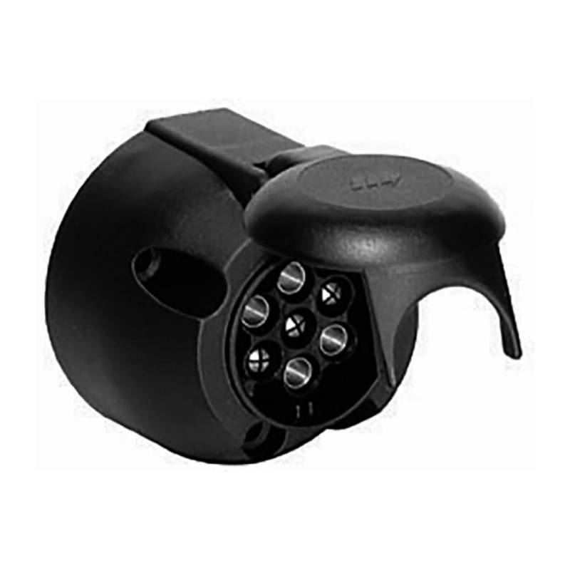 Presa 7 poli 12v in plastica