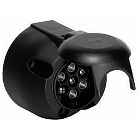 Presa 7 poli 12v in plastica