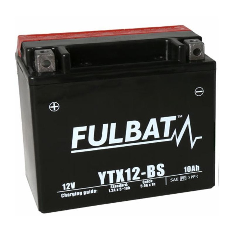 Batteria Fulbat per trattorini tagliaerba da 12V 10Ah con acido