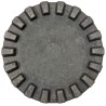 Piastra dentata per ruspa livellatrice Ã˜ 186mm senza foro