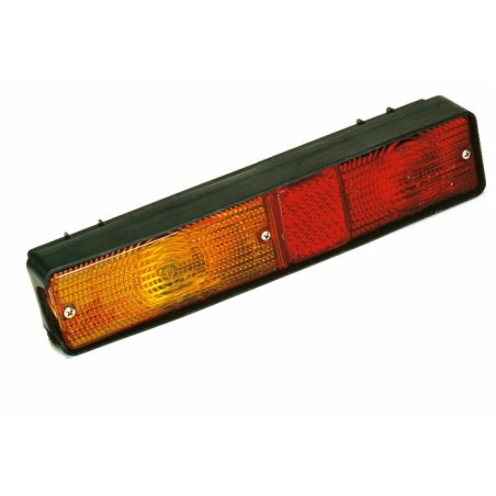 Fanale posteriore dx-sx a 3 luci e fissaggio con molle