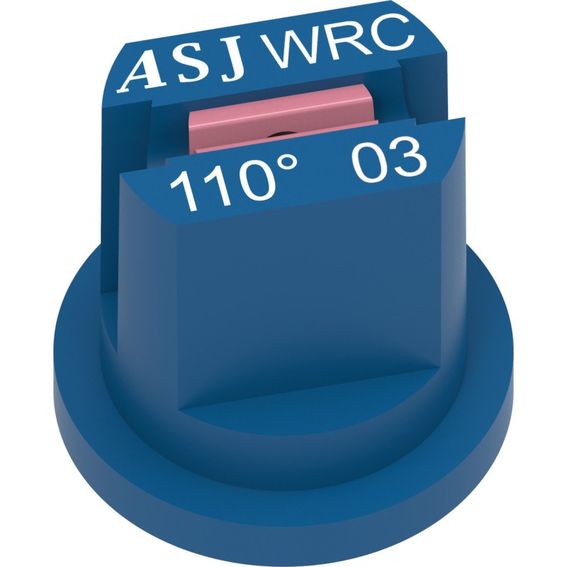 Ugello a ventaglio ad ampio spettro ceramico WRC 110Â° blu