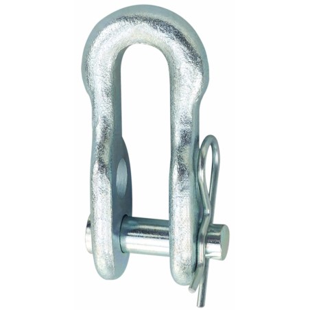 Briglia per catena stabilizzatrice doppio foro zincata Ã˜ 14mm perno 9/16â€