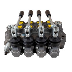 Distributore oleodinamico Ama a 4 leve doppio effetto - 40L