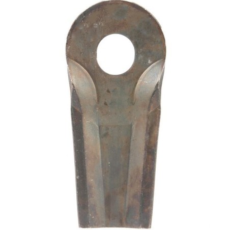 Coltello bombato 112x50mm con foro e spessore 4mm adattabile a Kuhn 56840000