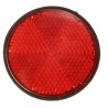 Catarinfrangente con vite M5 rosso Ã˜ 80mm