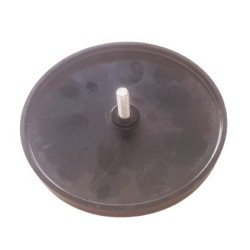 Catarinfrangente con vite M5 rosso Ã˜ 80mm