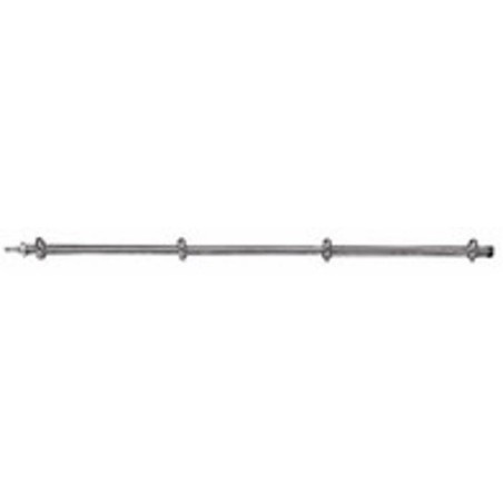 Asta diserbo in acciaio inox 4 porta getti 1000mm