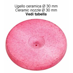 ugello Ã˜ 30mm con foro Ã˜ 1mm