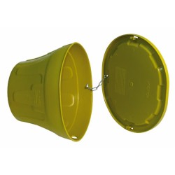 Controcuffia ovale completa di coperchio e catenella