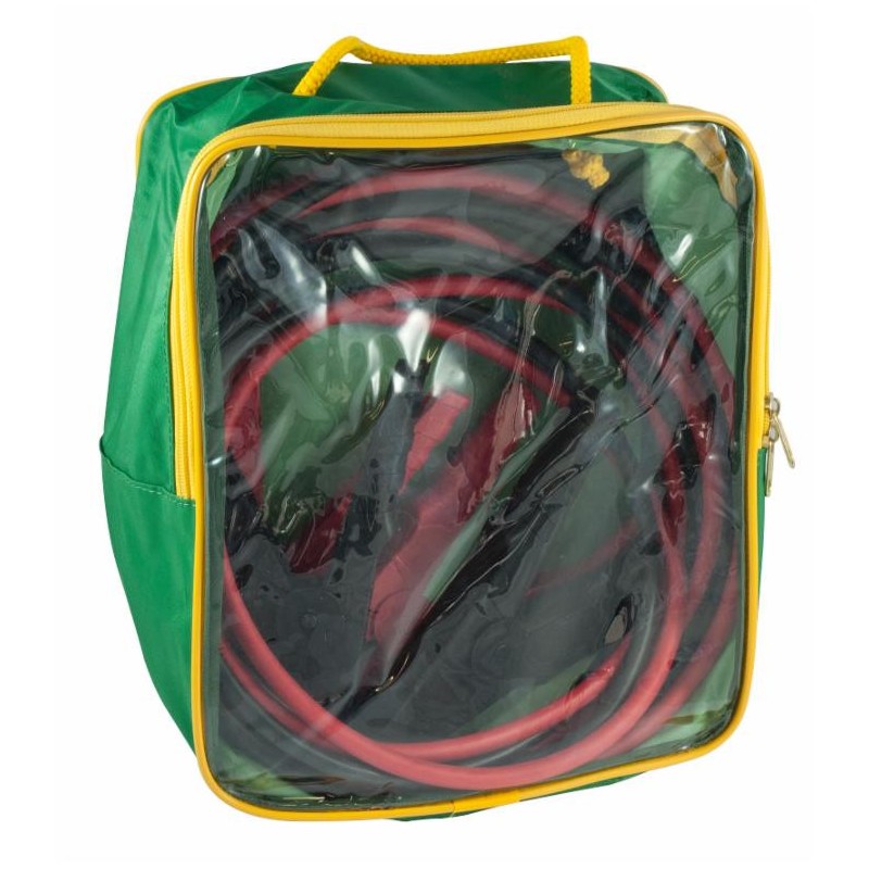 Cavo d'avviamento batteria in rame 400A sezione 35mmÂ² lunghezza 3500mm in valigetta
