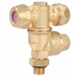 Getto atomizzatore doppio con piastrina in ceramica,filtro e filetto G1/4M